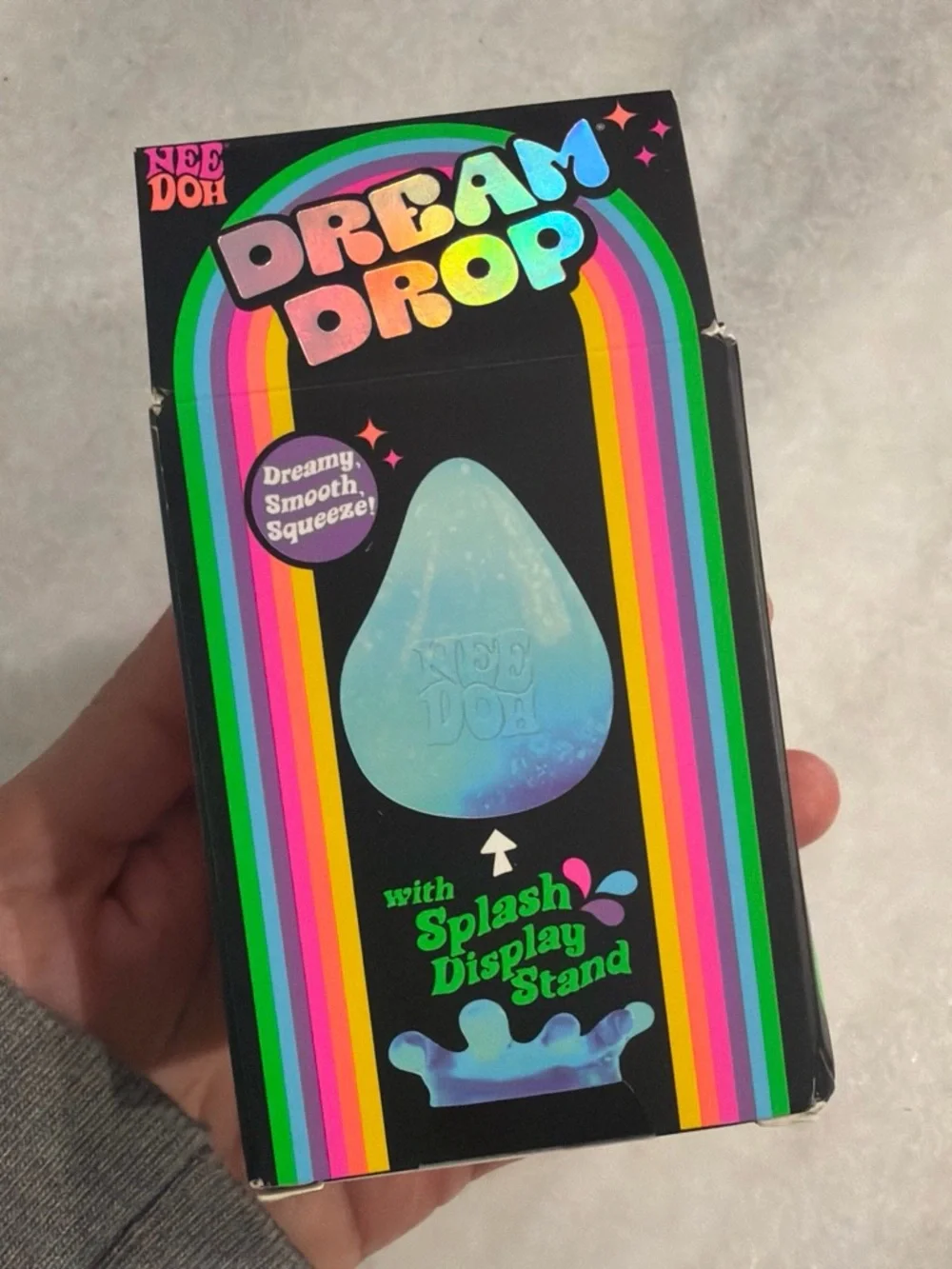 Needoh Dream Drop Purple Sensory Stress Ball